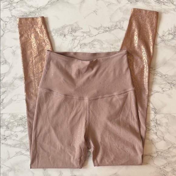 Beyond Yoga Ombré Alloy Speckled Leggings Pink Gold Small - Picture 3 of 6